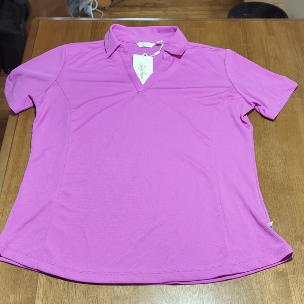 NWT Golf Polo L "pink candy"